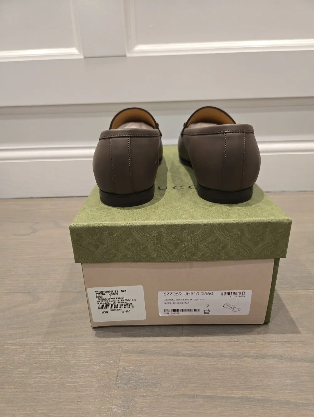 $1020 Gucci Jordaan 100 Anniversary Horsebit Loafer Brown UK 7 US 7.5 EU 41.5 - Picture 8 of 9